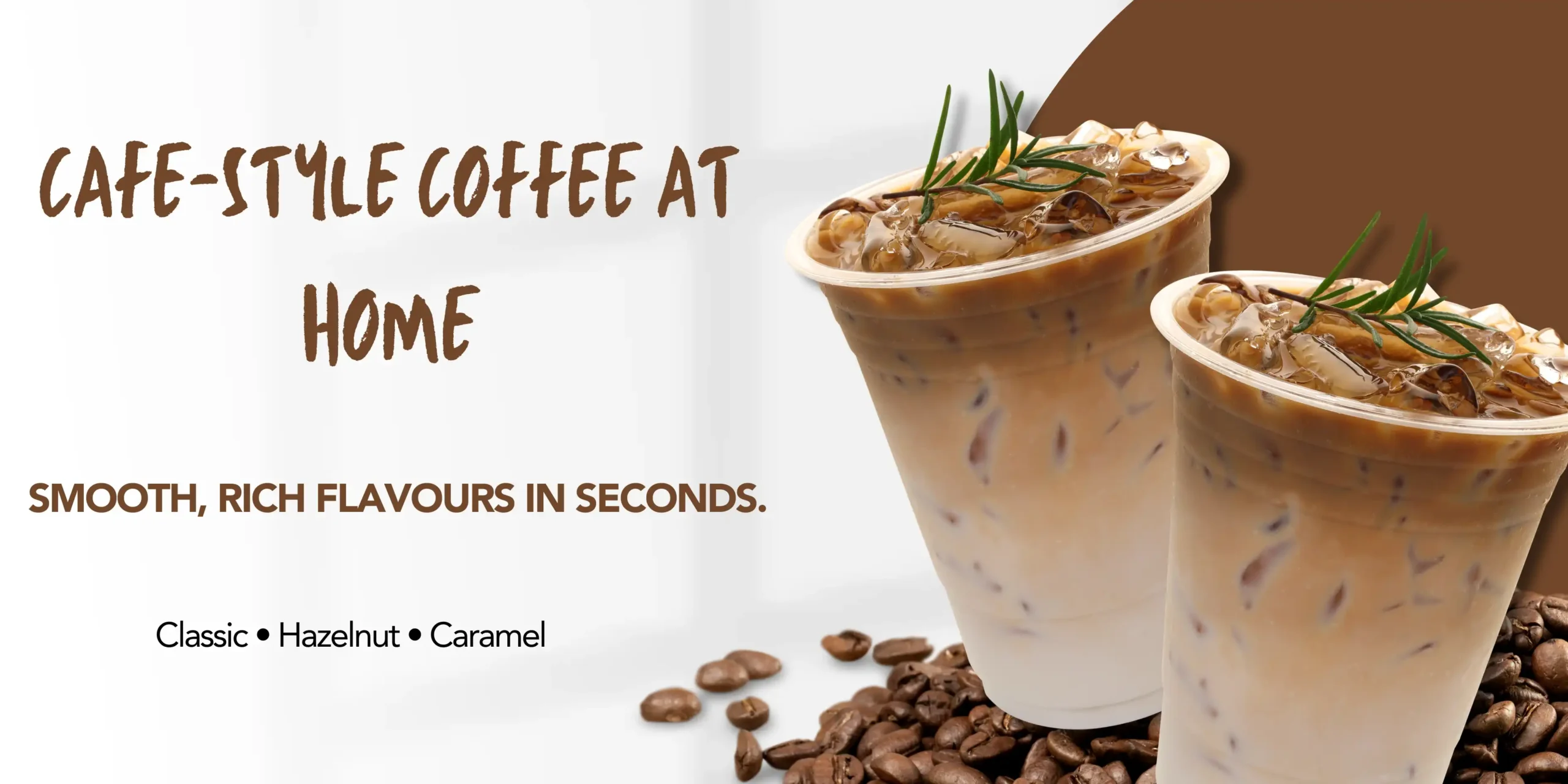 Brown Minimalist Coffee Buy 1 Take 1 Promo Banner