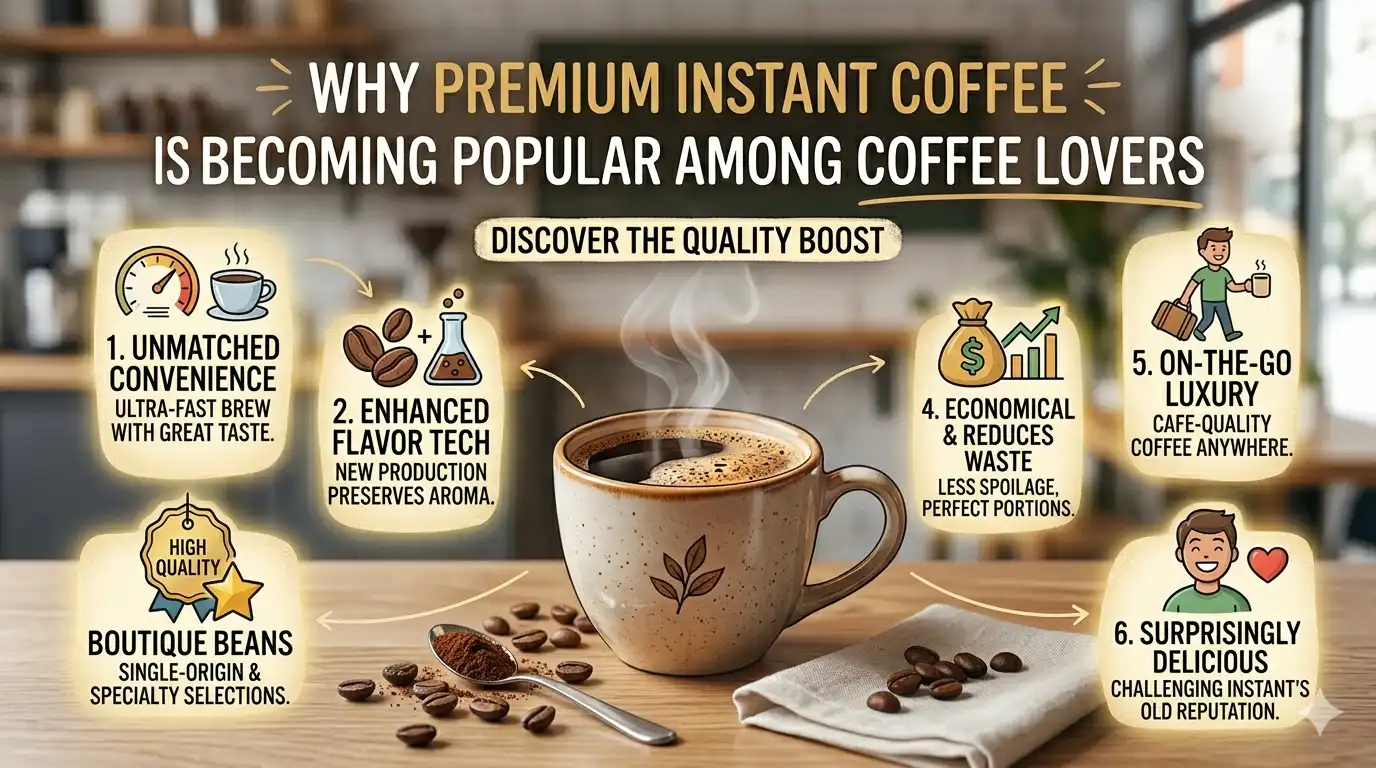 Why Premium Instant Coffee is Becoming Popular Among Coffee Lovers